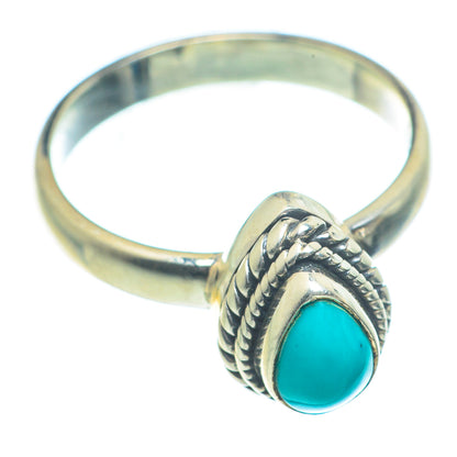 Tibetan Turquoise Rings handcrafted by Ana Silver Co - RING63245