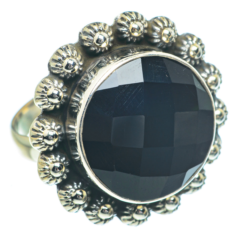 Black Onyx Rings handcrafted by Ana Silver Co - RING63259