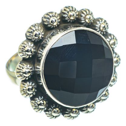 Black Onyx Rings handcrafted by Ana Silver Co - RING63259