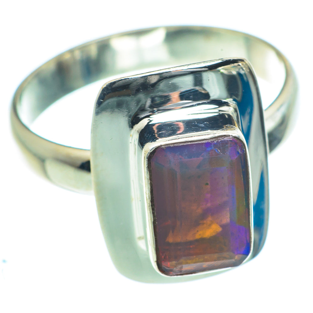 Ethiopian Opal Rings handcrafted by Ana Silver Co - RING63261