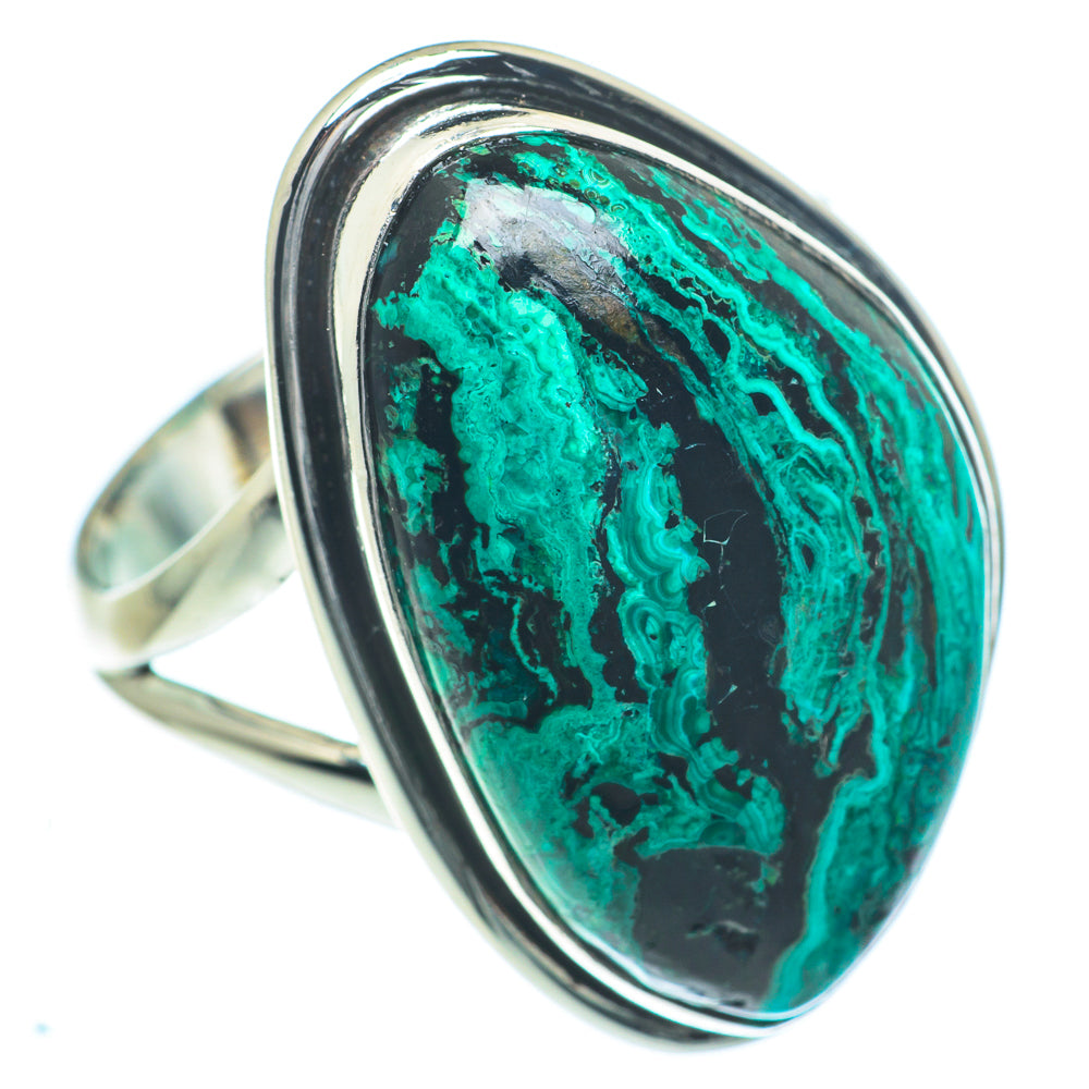 Chrysocolla Rings handcrafted by Ana Silver Co - RING63267