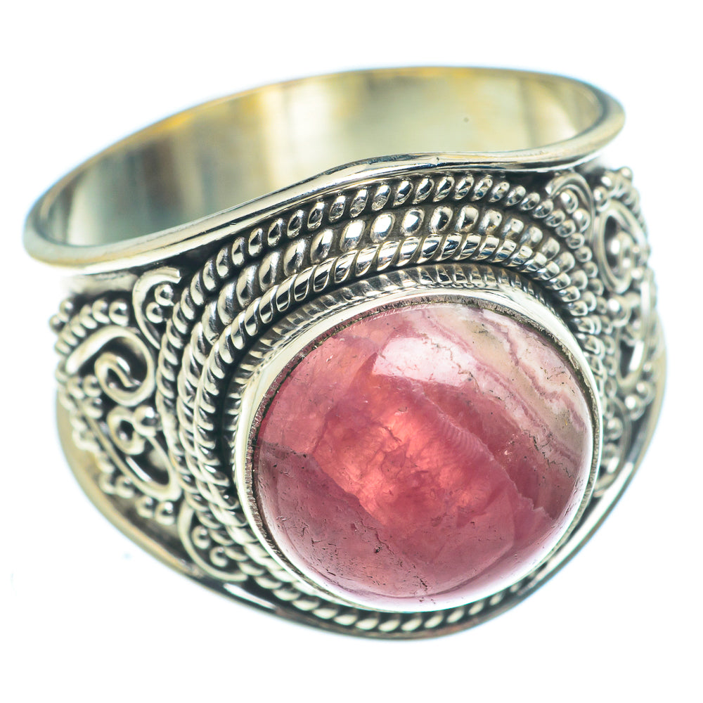 Rhodochrosite Rings handcrafted by Ana Silver Co - RING63273