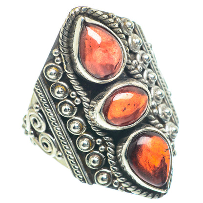 Garnet Rings handcrafted by Ana Silver Co - RING63301