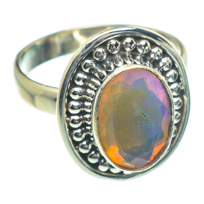 Ethiopian Opal Rings handcrafted by Ana Silver Co - RING63307