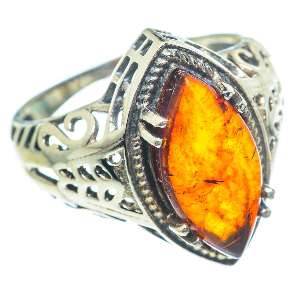 Baltic Amber Rings handcrafted by Ana Silver Co - RING63311