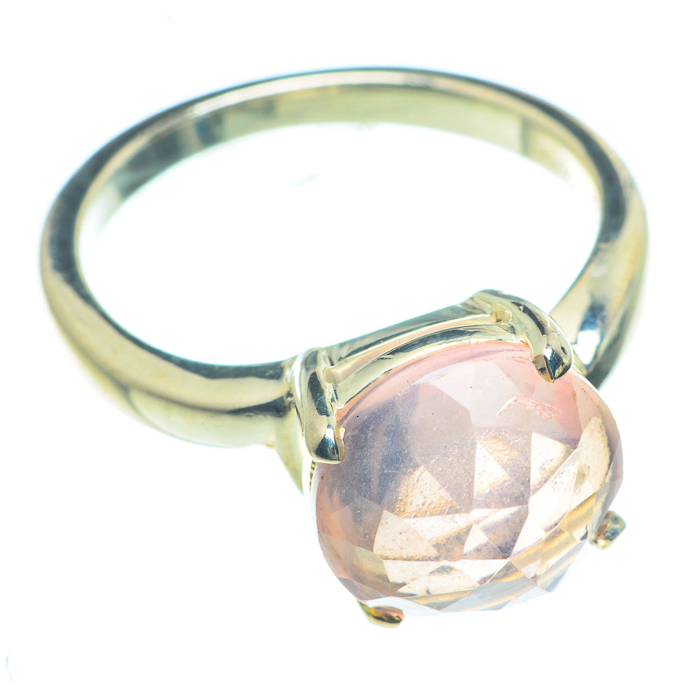 Rose Quartz Rings handcrafted by Ana Silver Co - RING63313