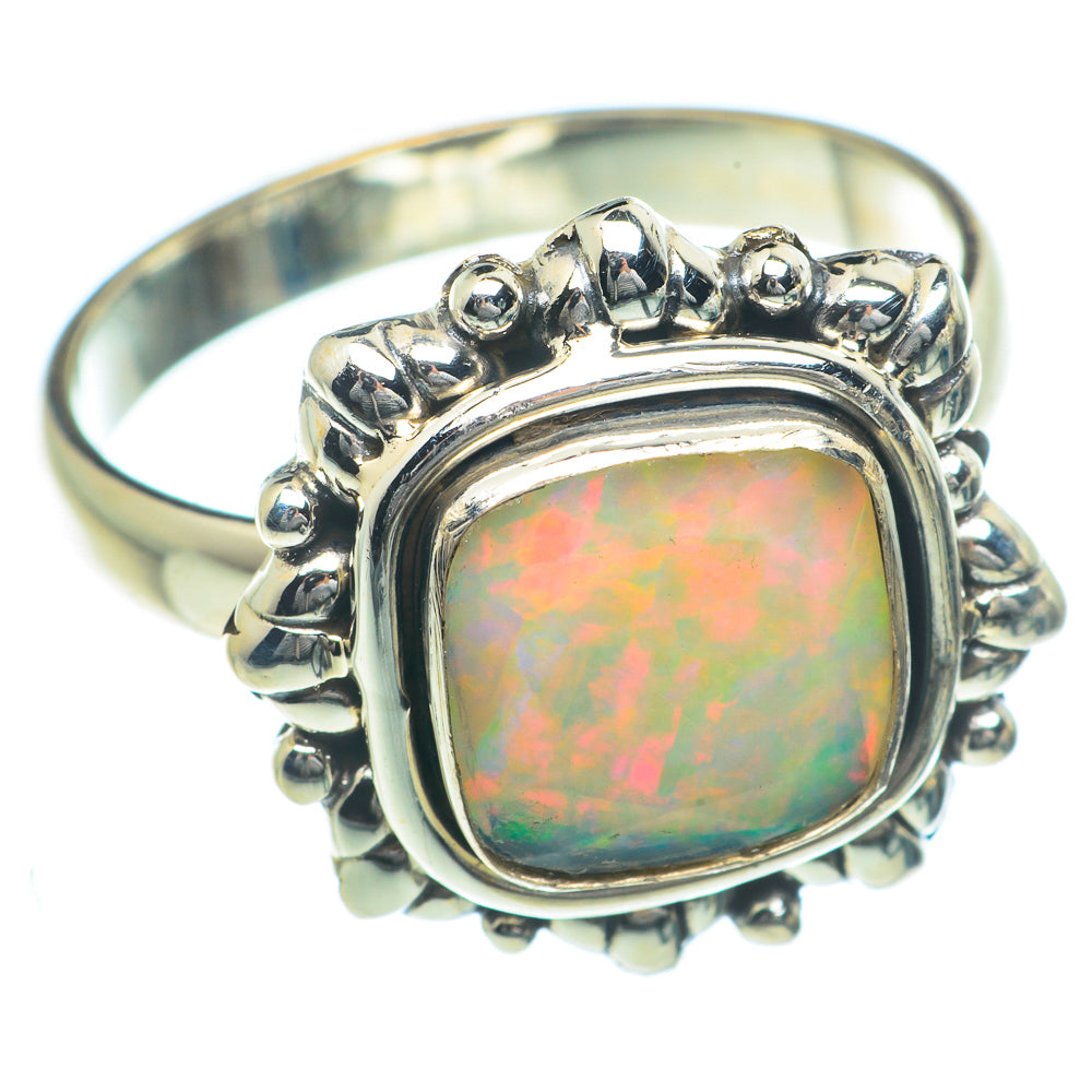 Ethiopian Opal Rings handcrafted by Ana Silver Co - RING63319