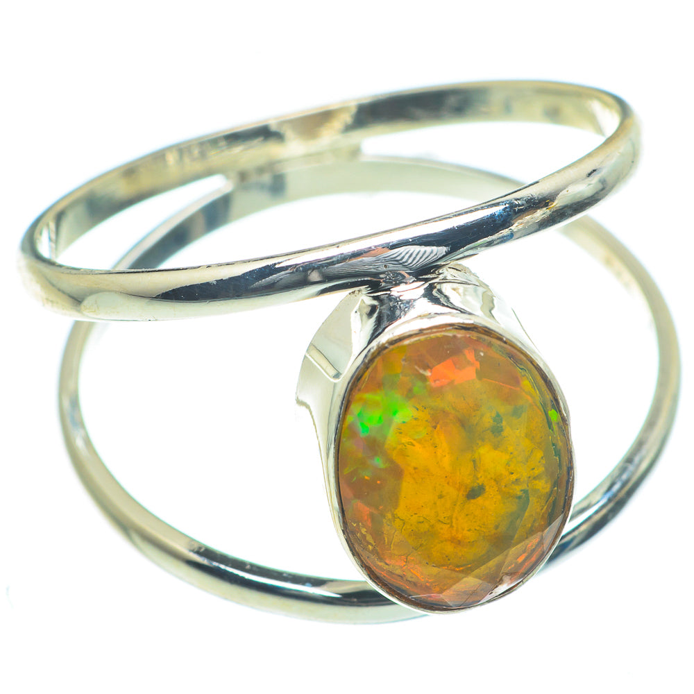 Ethiopian Opal Rings handcrafted by Ana Silver Co - RING63320
