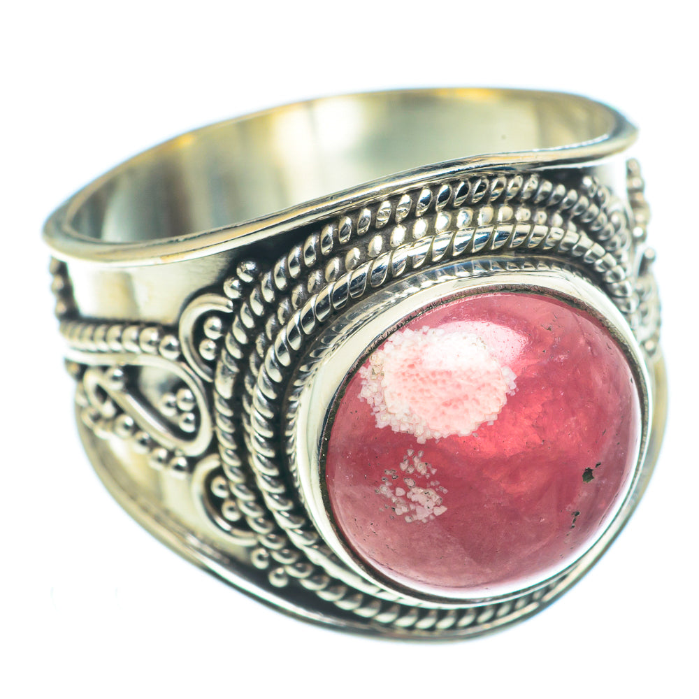 Rhodochrosite Rings handcrafted by Ana Silver Co - RING63327