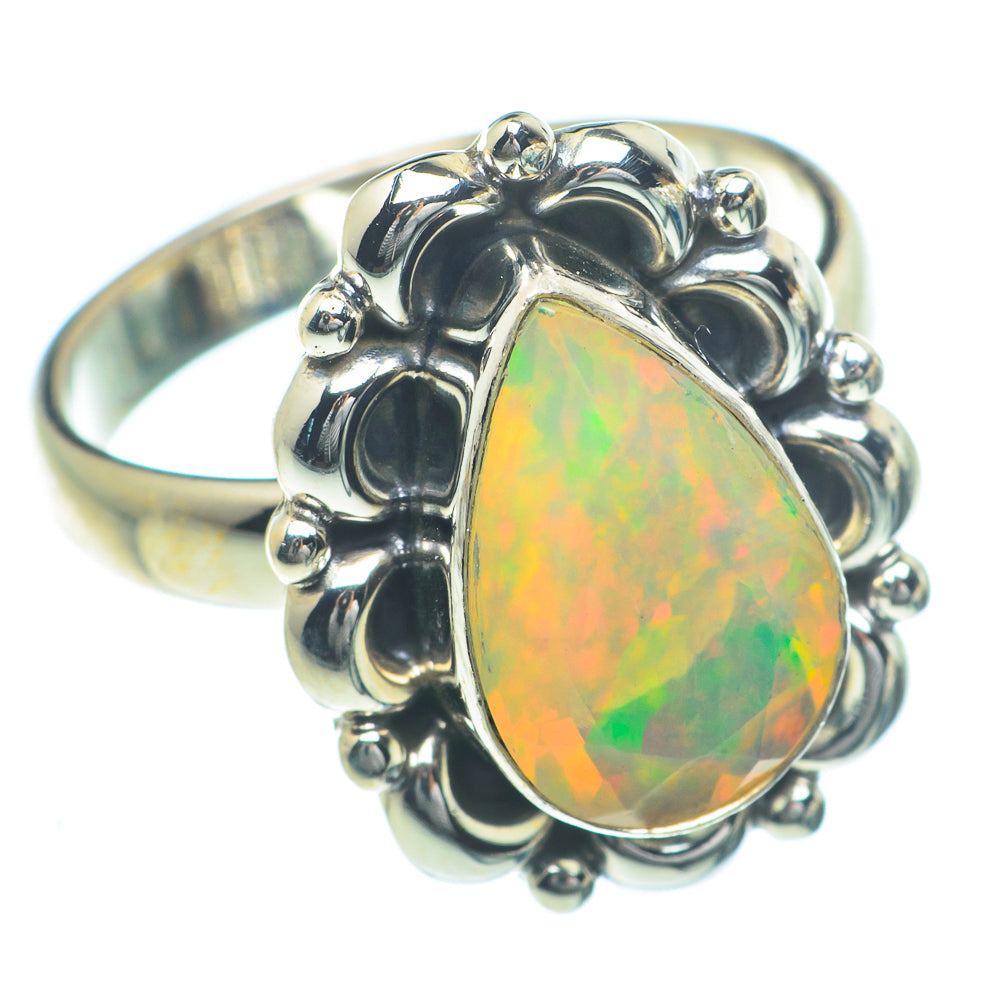 Ethiopian Opal Rings handcrafted by Ana Silver Co - RING63330