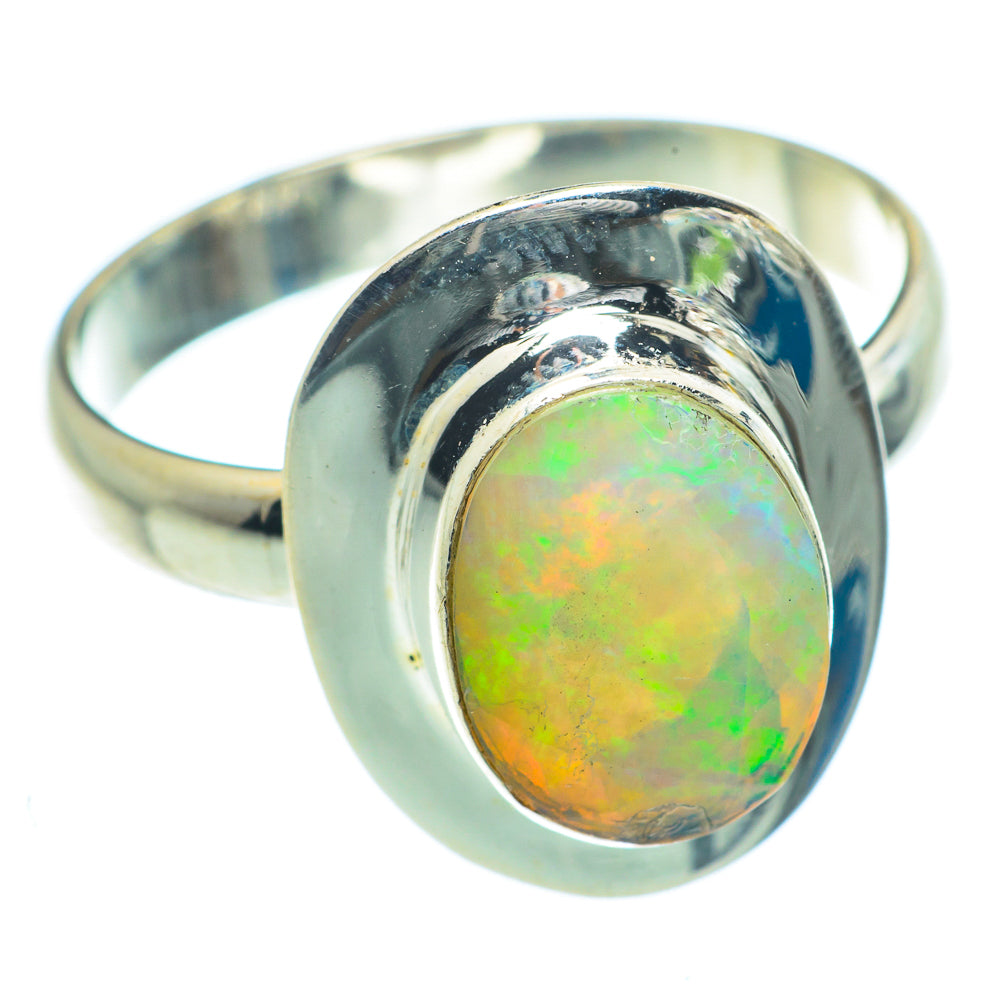 Ethiopian Opal Rings handcrafted by Ana Silver Co - RING63331