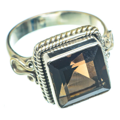 Smoky Quartz Rings handcrafted by Ana Silver Co - RING63344