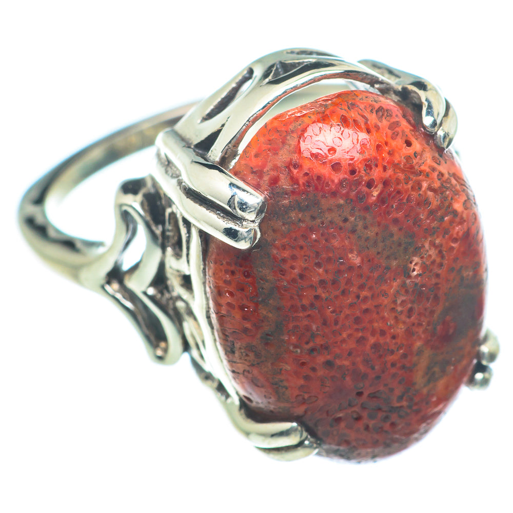 Sponge Coral Rings handcrafted by Ana Silver Co - RING63345