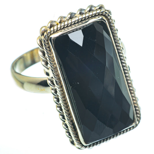Black Onyx Rings handcrafted by Ana Silver Co - RING63354