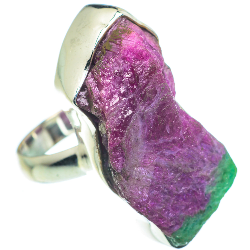 Ruby Zoisite Rings handcrafted by Ana Silver Co - RING63358