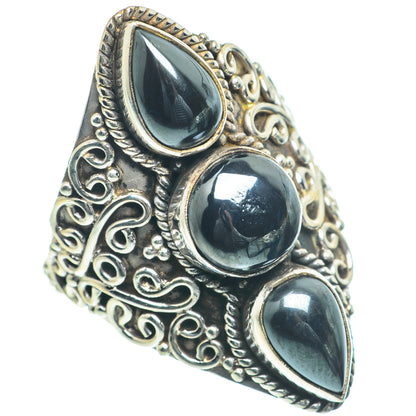 Hematite Rings handcrafted by Ana Silver Co - RING63359