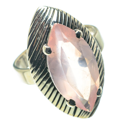 Rose Quartz Rings handcrafted by Ana Silver Co - RING63369
