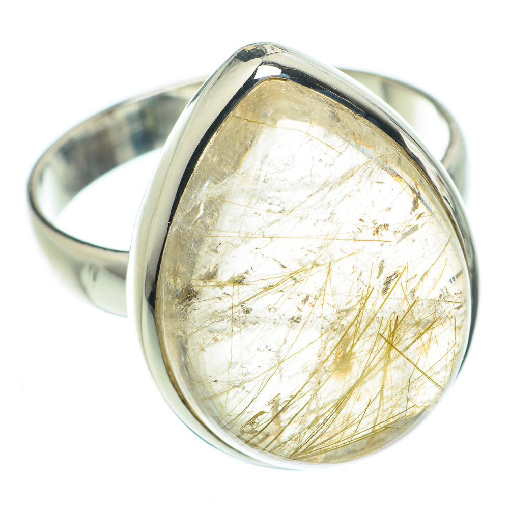 Rutilated Quartz Rings handcrafted by Ana Silver Co - RING63375