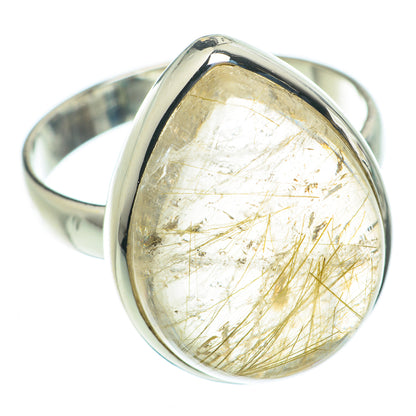 Rutilated Quartz Rings handcrafted by Ana Silver Co - RING63375
