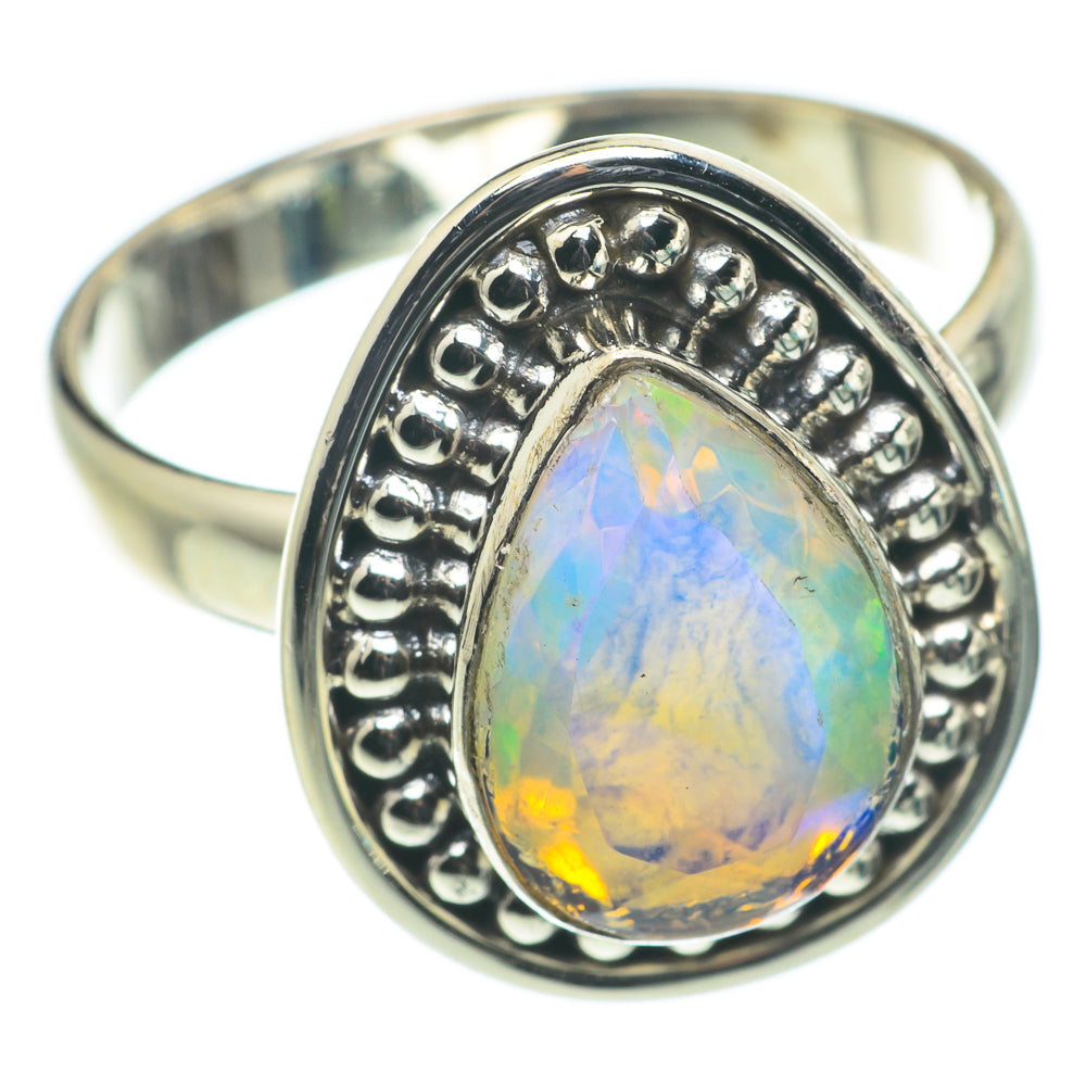 Ethiopian Opal Rings handcrafted by Ana Silver Co - RING63382