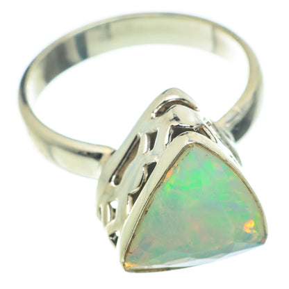 Ethiopian Opal Rings handcrafted by Ana Silver Co - RING63383