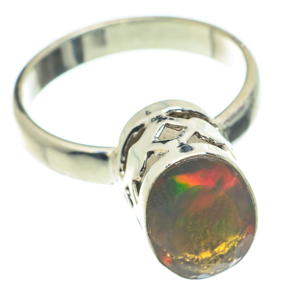 Ethiopian Opal Rings handcrafted by Ana Silver Co - RING63384