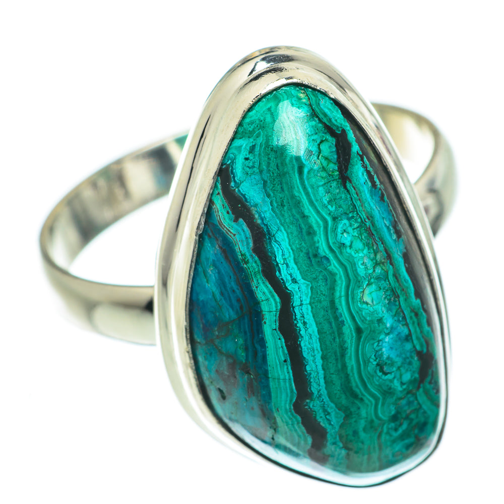 Chrysocolla Rings handcrafted by Ana Silver Co - RING63389