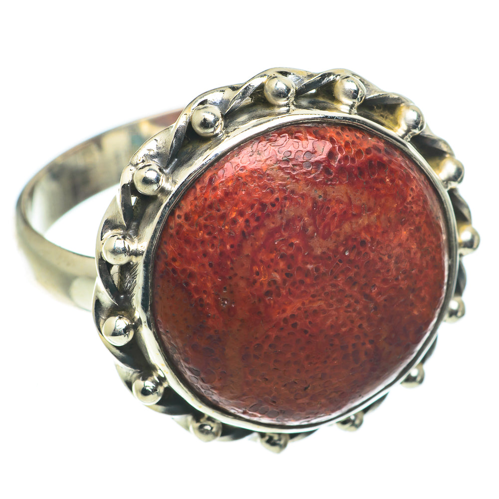 Sponge Coral Rings handcrafted by Ana Silver Co - RING63392