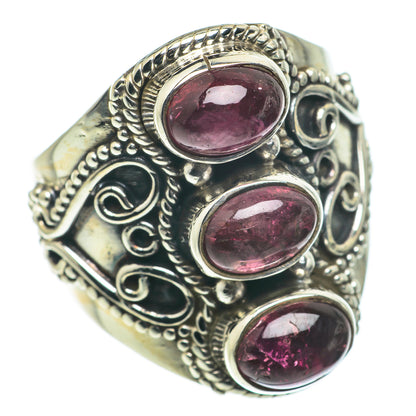 Pink Tourmaline Rings handcrafted by Ana Silver Co - RING63394