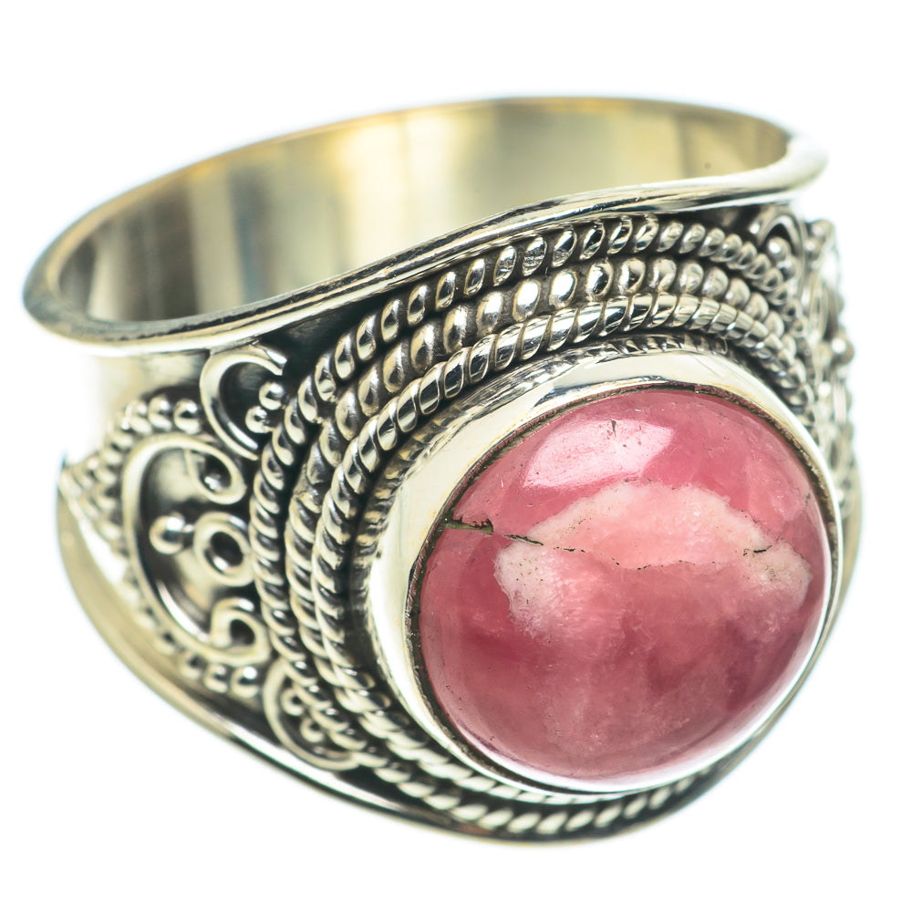 Rhodochrosite Rings handcrafted by Ana Silver Co - RING63395