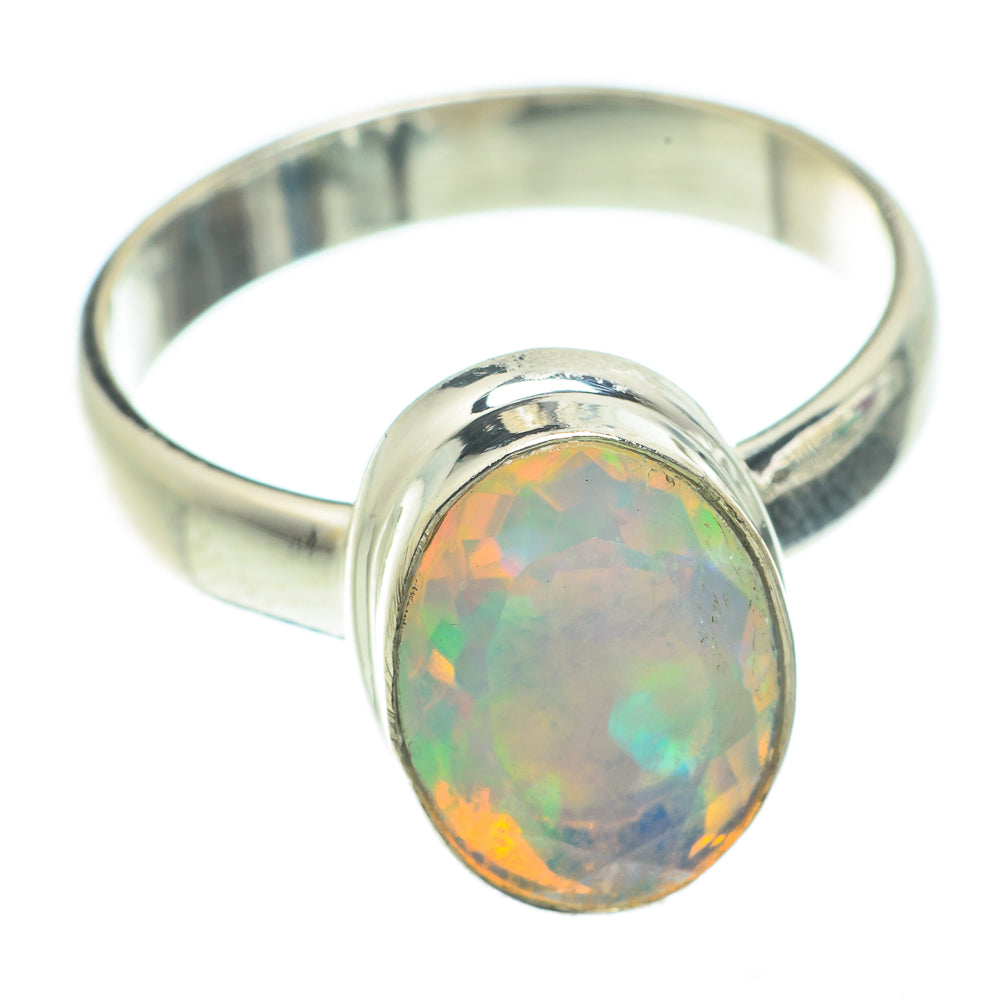 Ethiopian Opal Rings handcrafted by Ana Silver Co - RING63406
