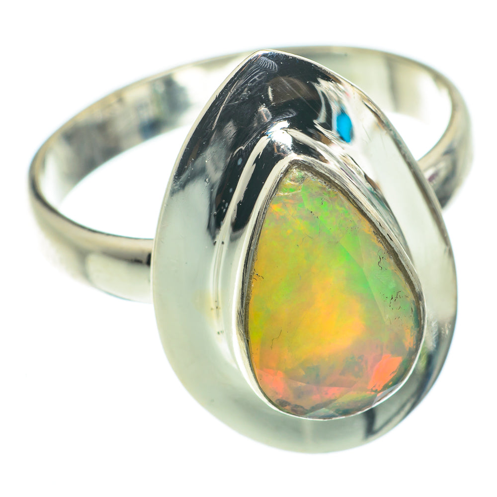 Ethiopian Opal Rings handcrafted by Ana Silver Co - RING63407