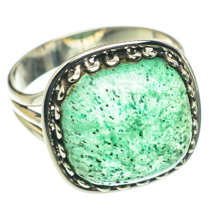 Green Aventurine Rings handcrafted by Ana Silver Co - RING63411
