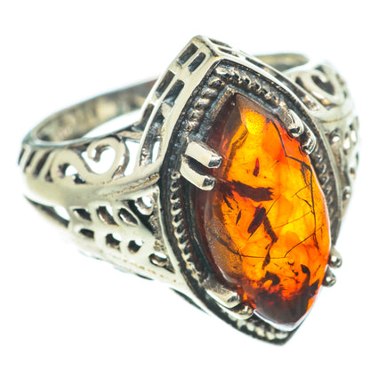 Baltic Amber Rings handcrafted by Ana Silver Co - RING63415