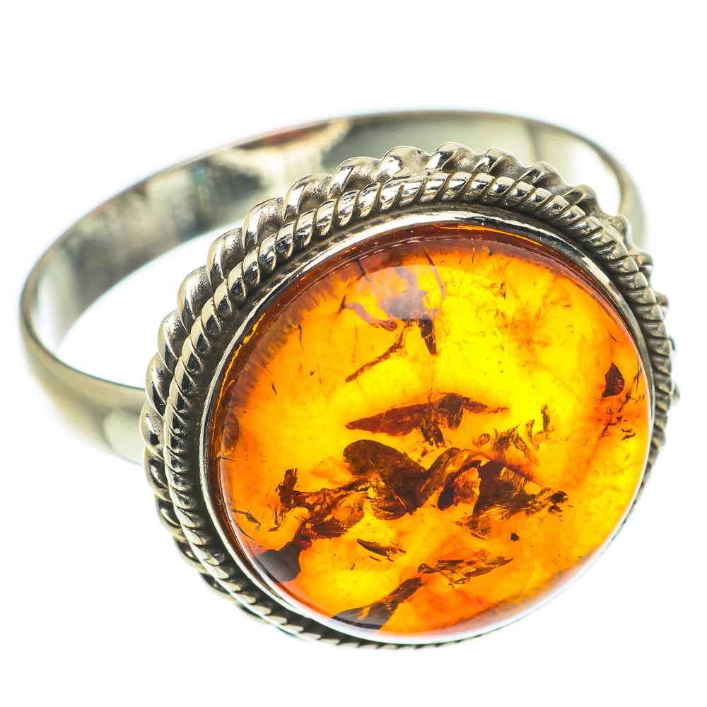 Baltic Amber Rings handcrafted by Ana Silver Co - RING63416