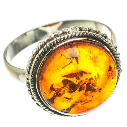 Baltic Amber Rings handcrafted by Ana Silver Co - RING63416