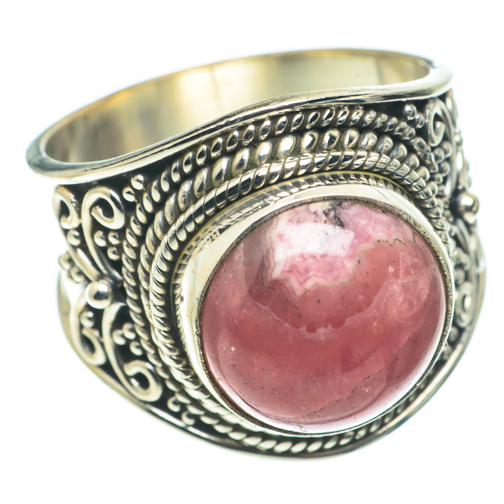 Rhodochrosite Rings handcrafted by Ana Silver Co - RING63417