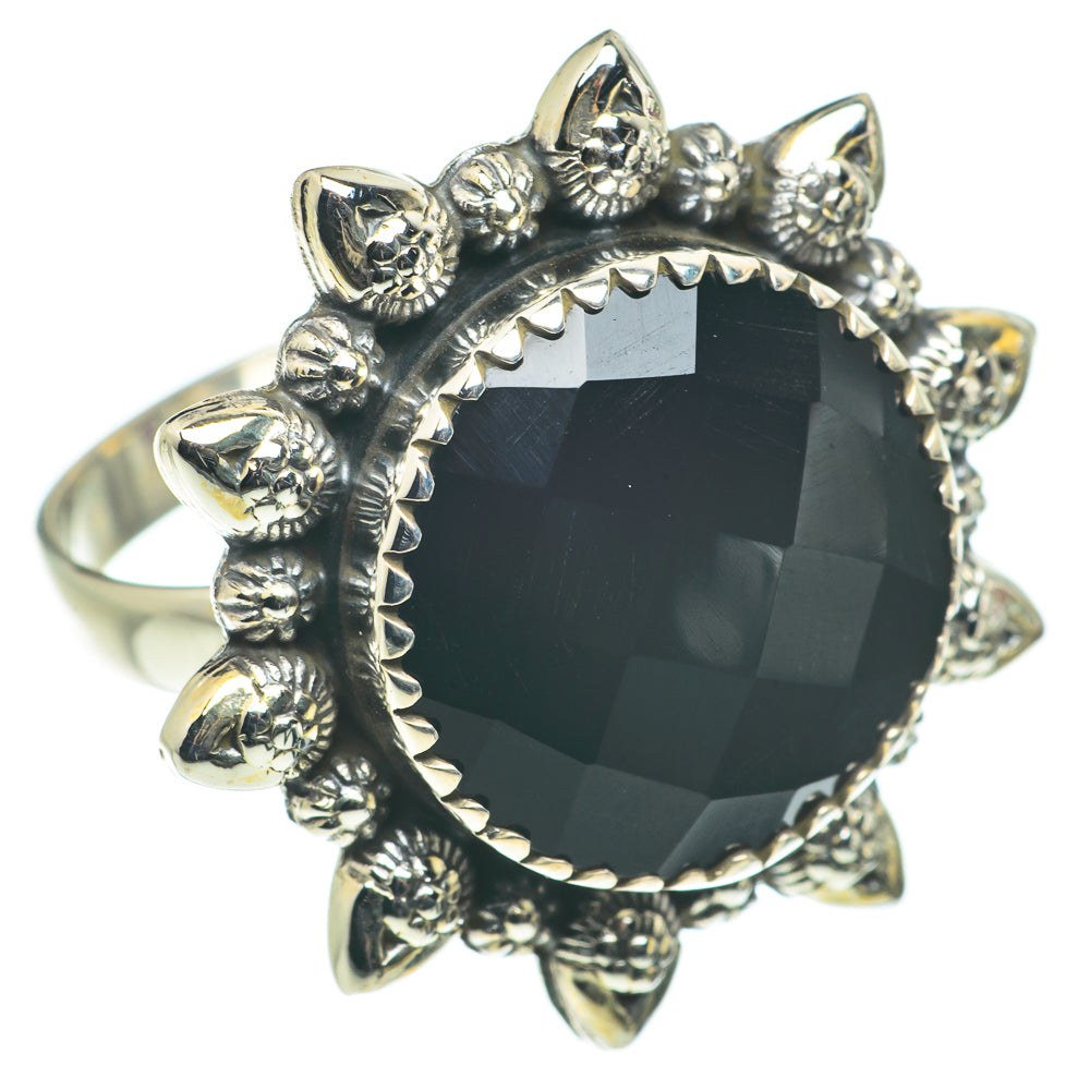 Black Onyx Rings handcrafted by Ana Silver Co - RING63423
