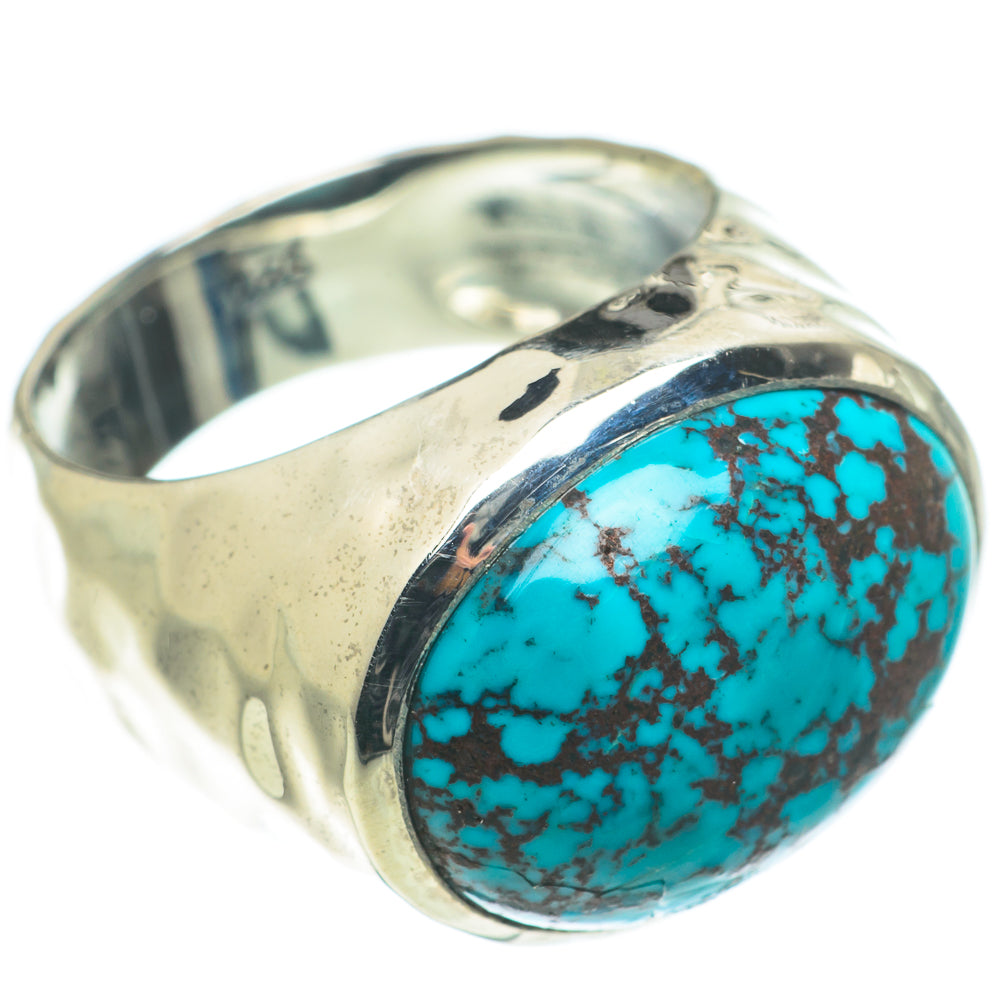 Tibetan Turquoise Rings handcrafted by Ana Silver Co - RING63426