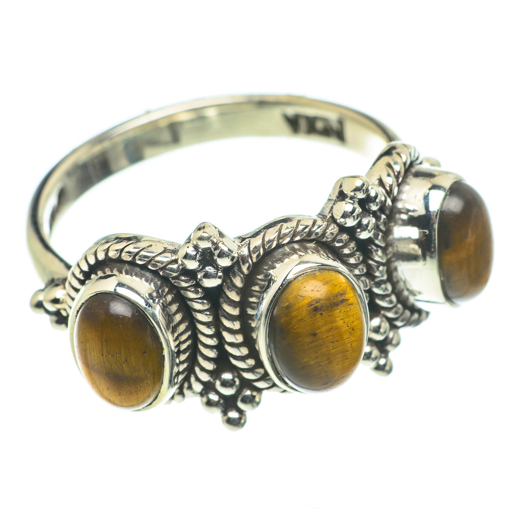 Tiger Eye Rings handcrafted by Ana Silver Co - RING63430