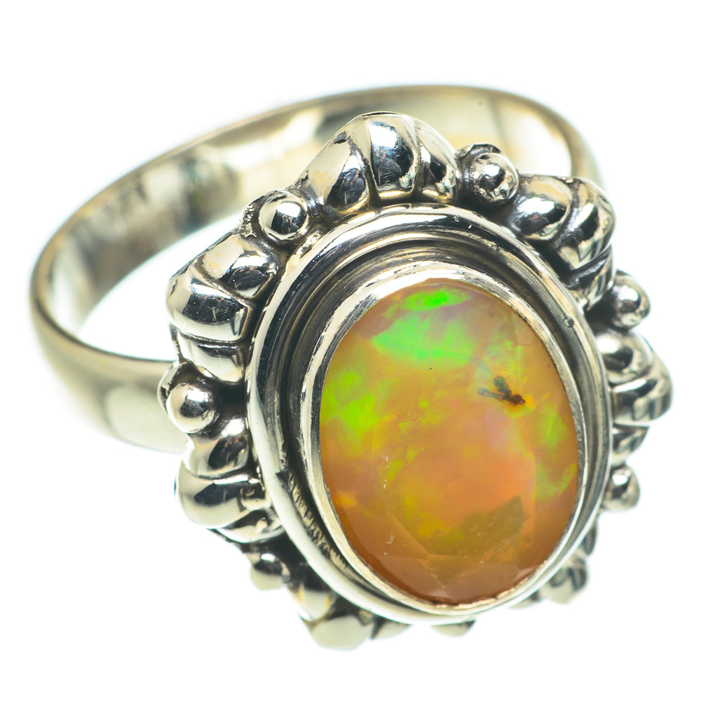 Ethiopian Opal Rings handcrafted by Ana Silver Co - RING63443