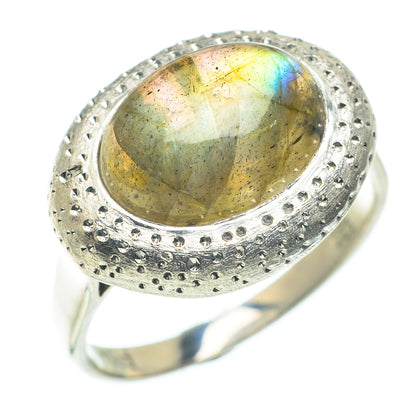 Labradorite Rings handcrafted by Ana Silver Co - RING63452