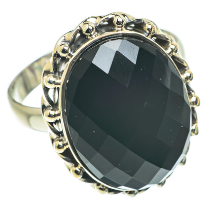 Black Onyx Rings handcrafted by Ana Silver Co - RING63461
