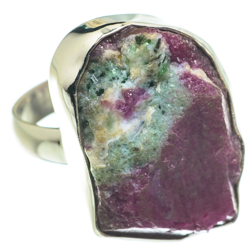 Ruby Zoisite Rings handcrafted by Ana Silver Co - RING63462