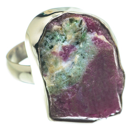 Ruby Zoisite Rings handcrafted by Ana Silver Co - RING63462