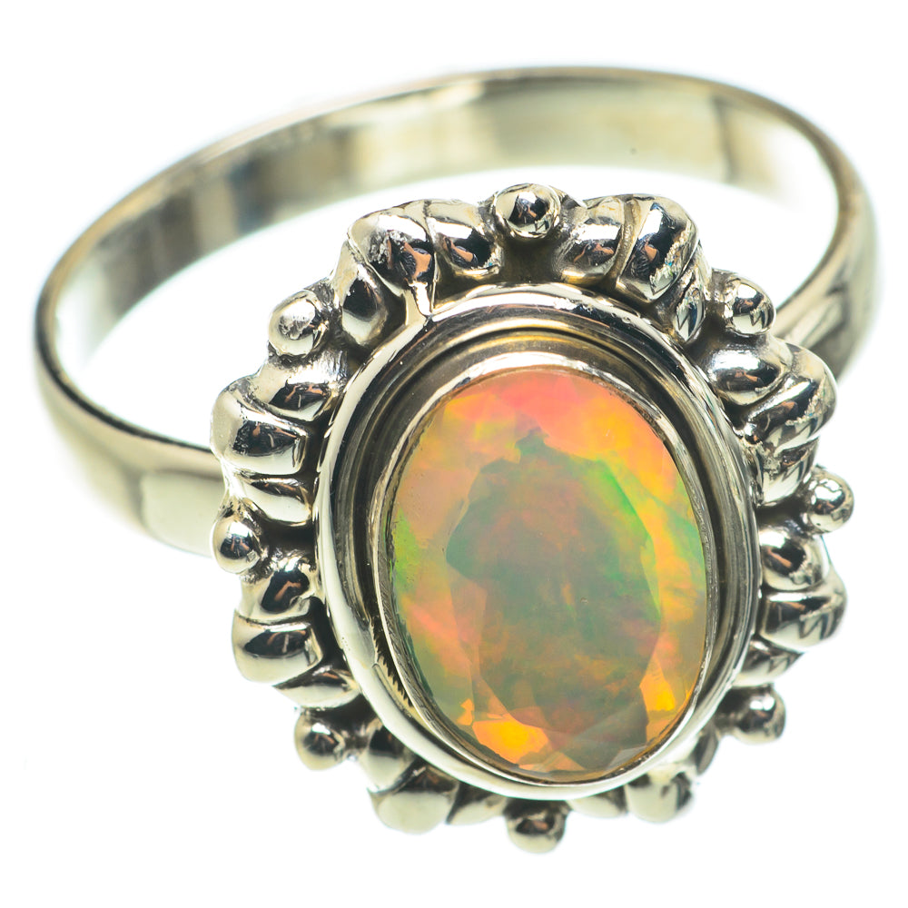 Ethiopian Opal Rings handcrafted by Ana Silver Co - RING63463