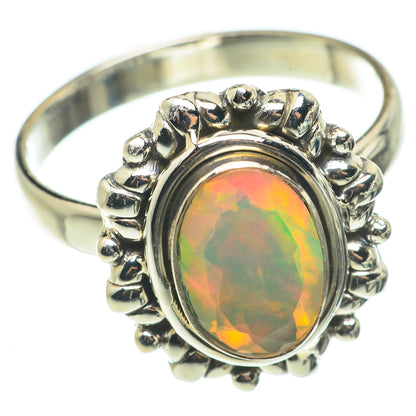 Ethiopian Opal Rings handcrafted by Ana Silver Co - RING63463
