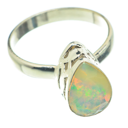 Ethiopian Opal Rings handcrafted by Ana Silver Co - RING63464