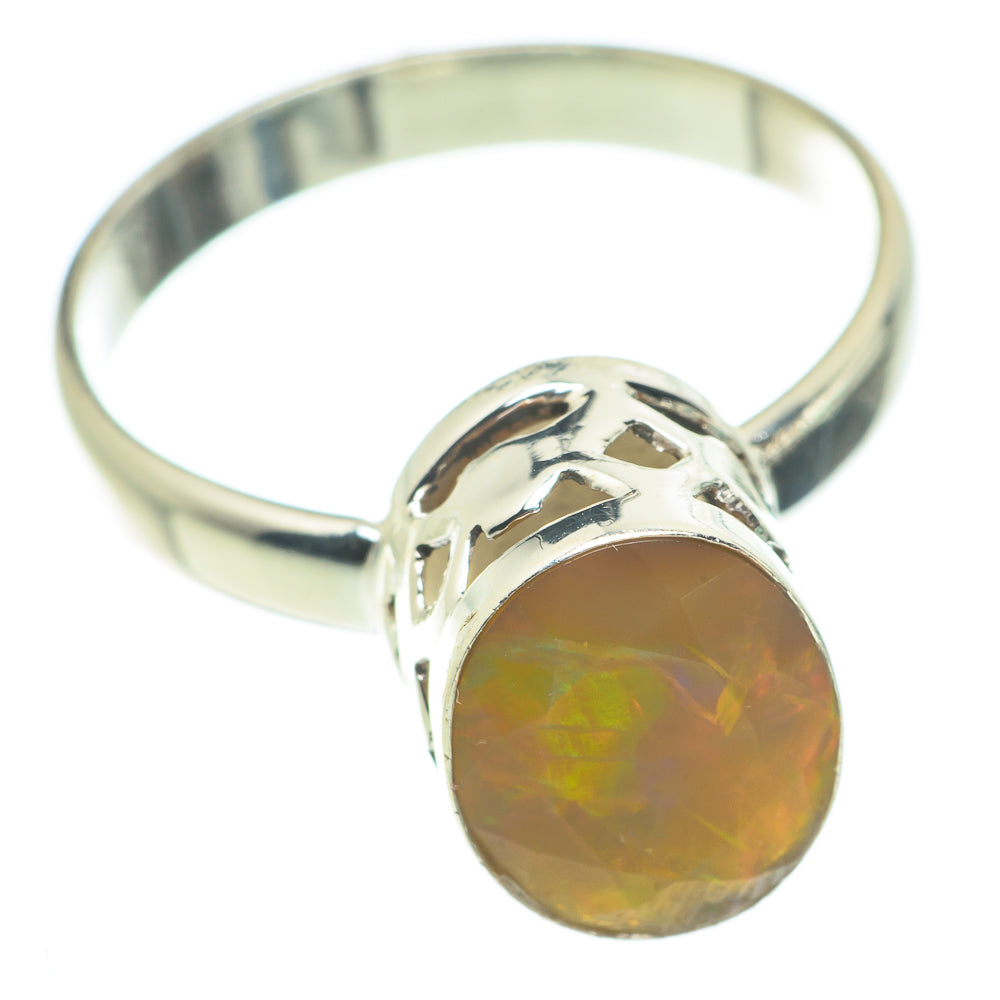 Ethiopian Opal Rings handcrafted by Ana Silver Co - RING63466