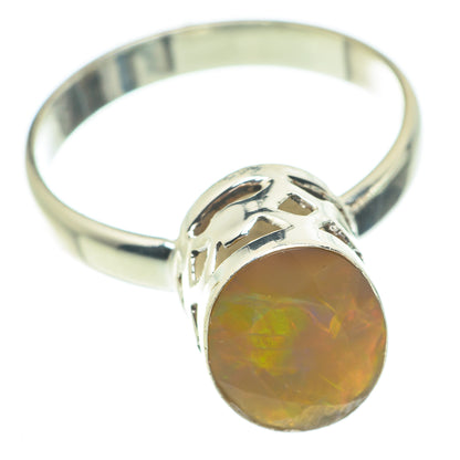 Ethiopian Opal Rings handcrafted by Ana Silver Co - RING63466
